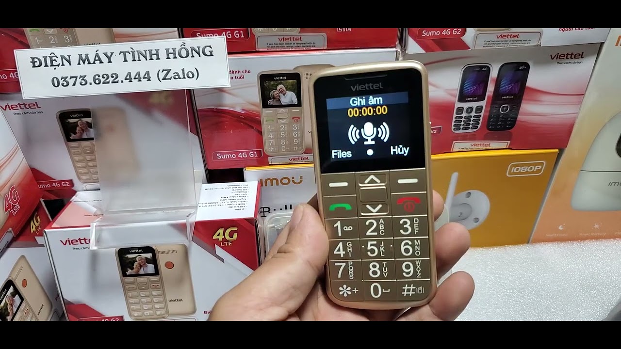 Điện thoại người già chính hãng Viettel  sóng 4G chuẩn thay thế các loại cục gạch 2G trên thị trường