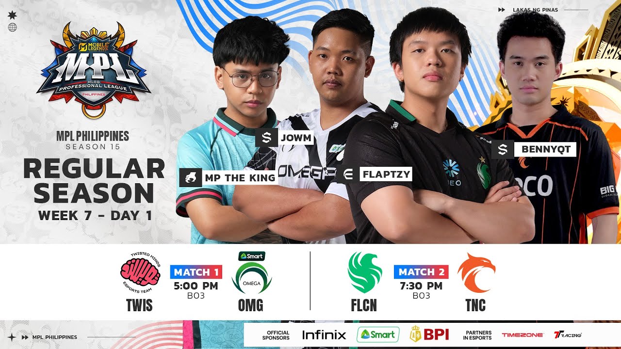 🔴 LIVE | MPL PH S15 | ENGLISH - Week 7 Day 1
