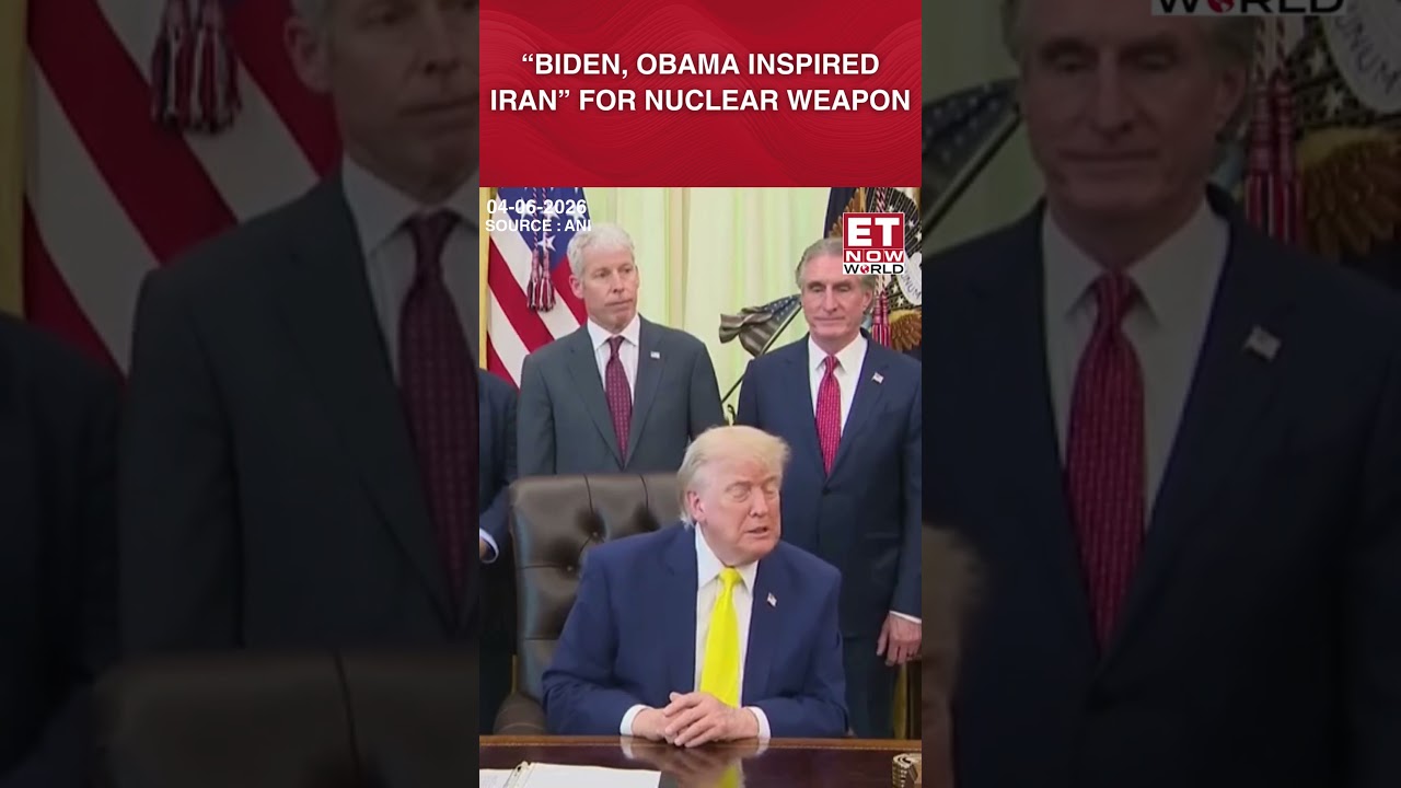 СМОТРИТЕ | Трамп заявляет, что политика Обамы-Байдена подстегнула ядерные амбиции Ирана #shorts #...