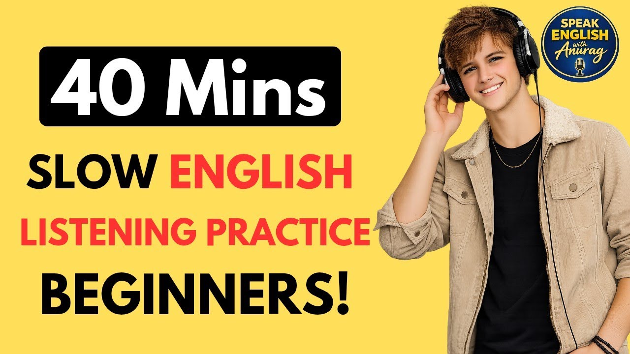 A1,A2 Slow English Listening Practice for Beginners | Everyday English Listening Practice Podcast