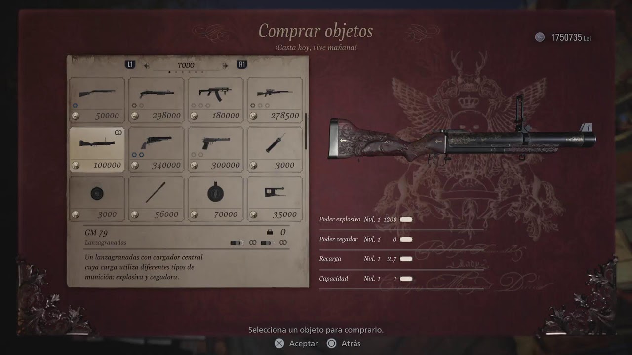 Platinamos Resident Evil 8 village con todo