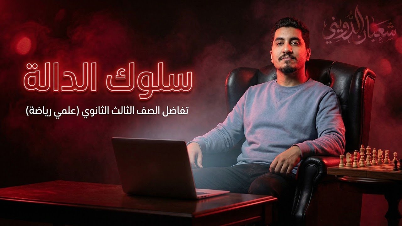 سلوك الدالة (الوحدة الثالثة تفاضل) -شرح ومراجعة سلوك الدالة الصف الثالث الثانوي -تفاضل