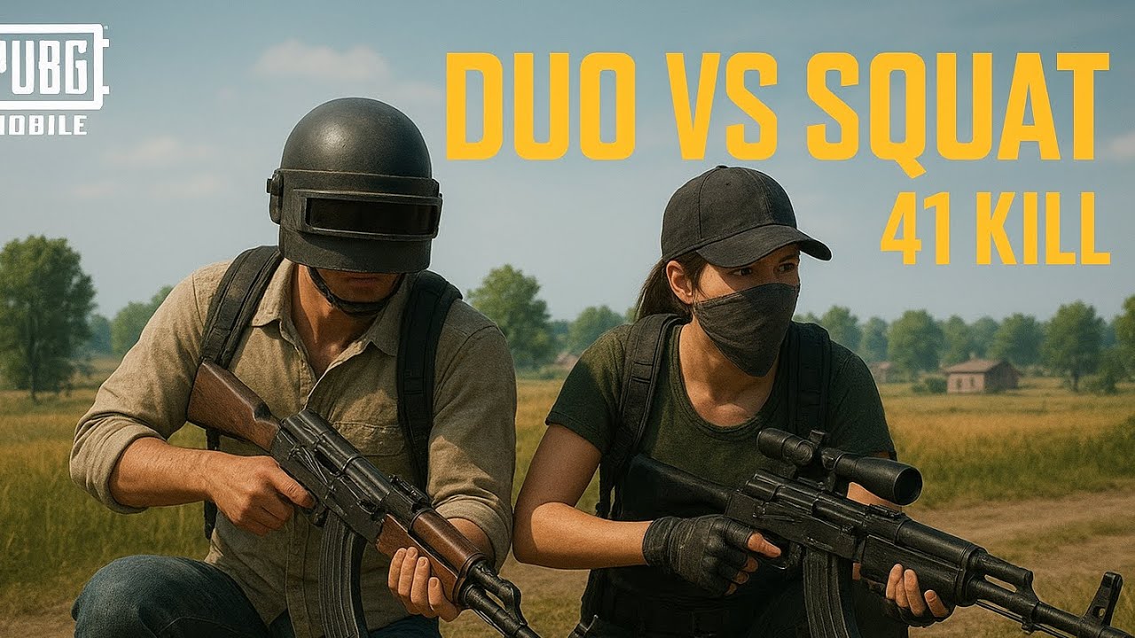DUO VS SQUAT 41 KİLL EFSANE MAÇ|PUBG MOBİLE