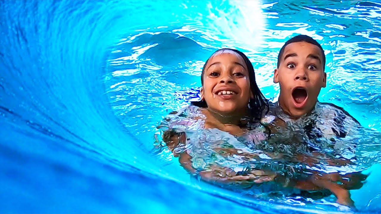 Kids CRUSHED GY GIANT WAVES 🌊 They ALMOST DON'T SURVIVE 😨