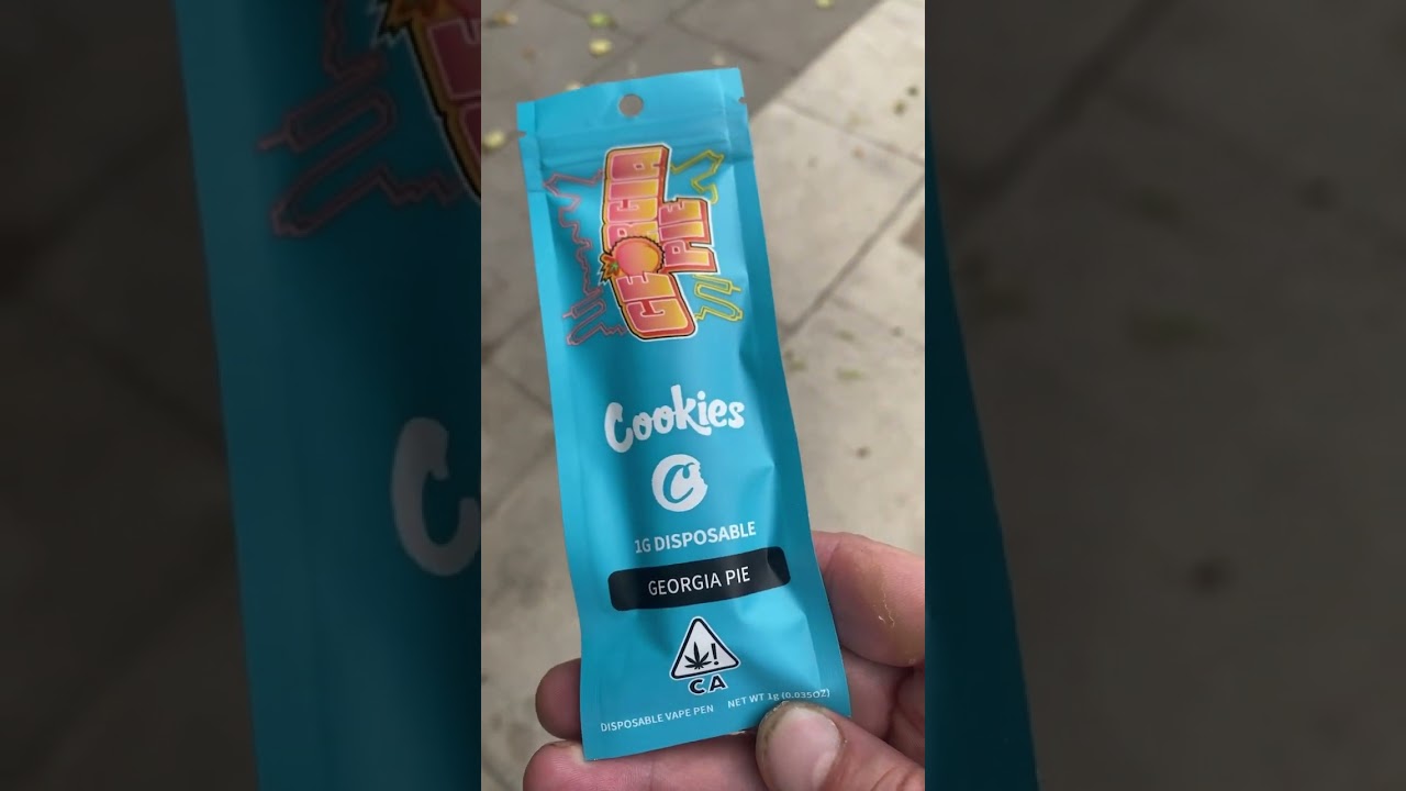 Cookies Georgia Pie 1g Disposable 👌 #youtubeshorts