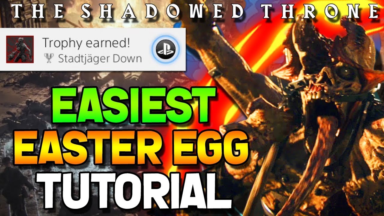 WW2 ZOMBIES - THE SHADOWED THRONE EASTER EGG GUIDE TUTORIAL/WALKTHROUGH! (Call of Duty WW2 Zombies)