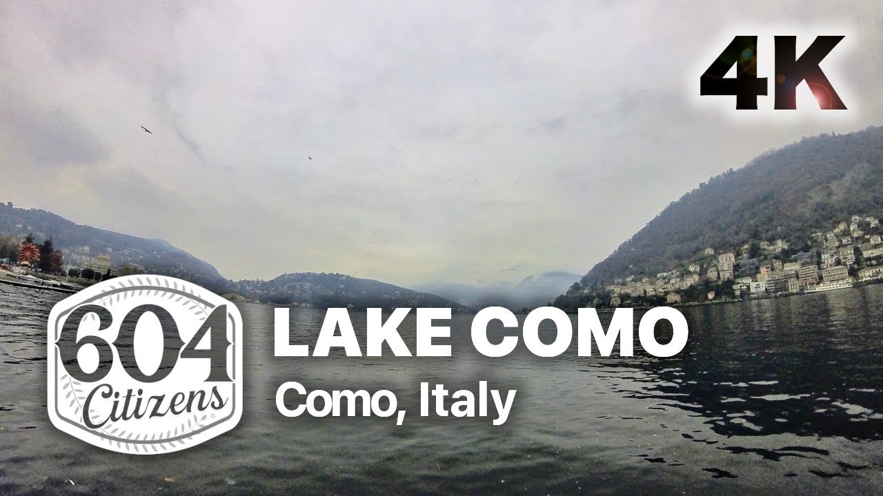 LAKE COMO: 4K BOAT Tour + Immersive Sounds | Como, Italy