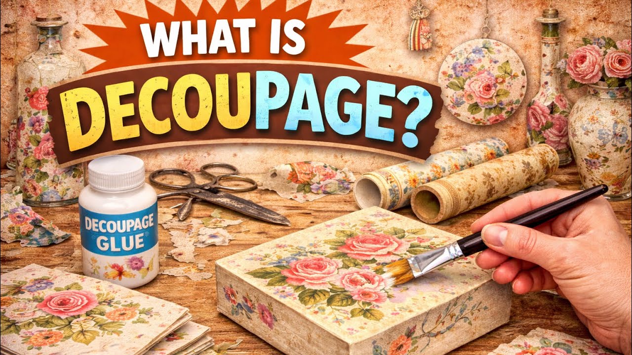 What Is Decoupage? | Decoupage Art Explained for Beginners
