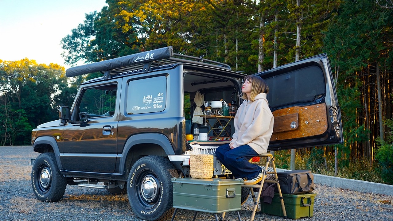 Проверьте внешние детали Jimny, которые были установлены несколько лет назад.　#наприроде