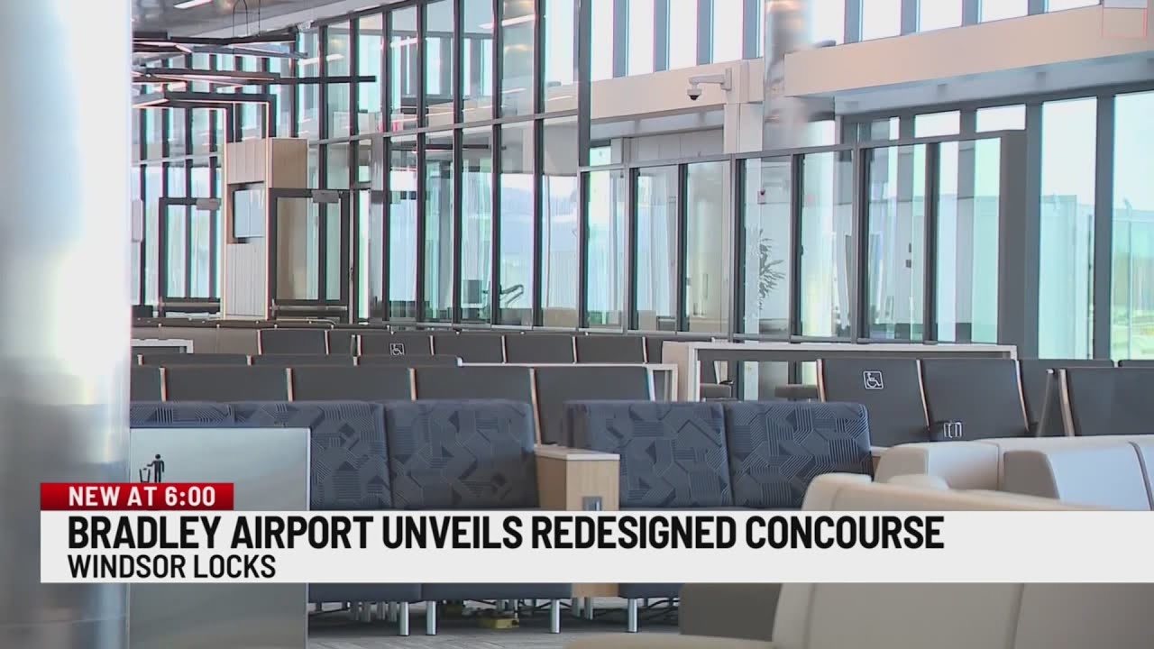 Bradley International Airport unveils new concourse