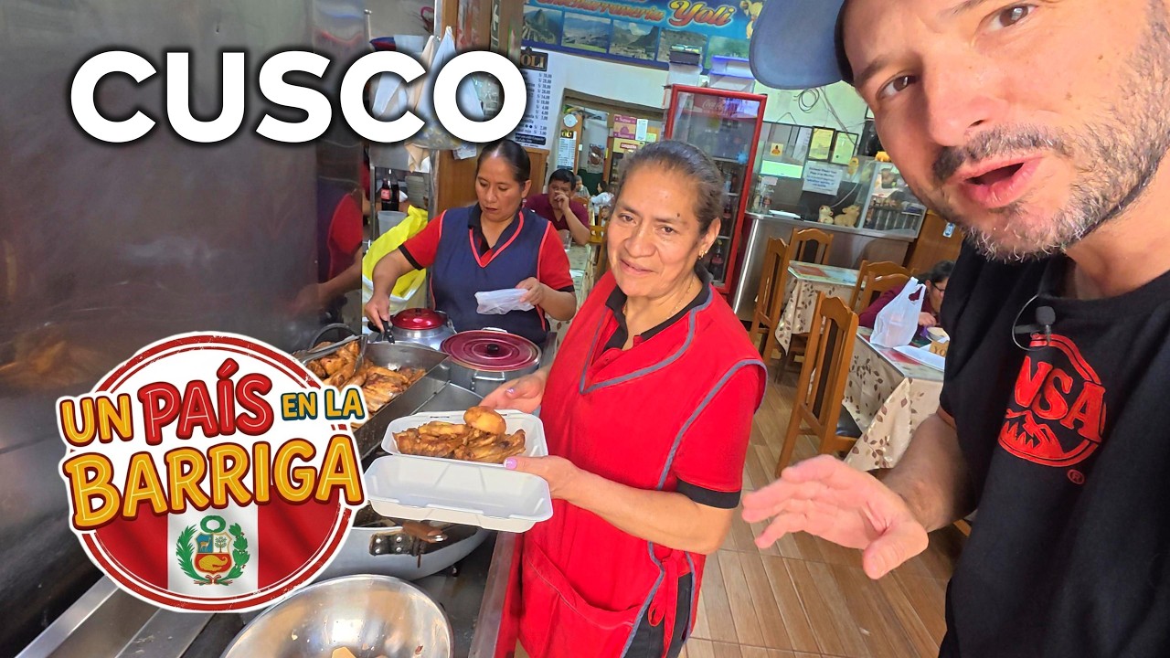 Probando comida PERUANA en CUSCO 🇵🇪 Chicharronería, desfiles y ruinas de Q'enqo. (Parte 1) | VLOG 15