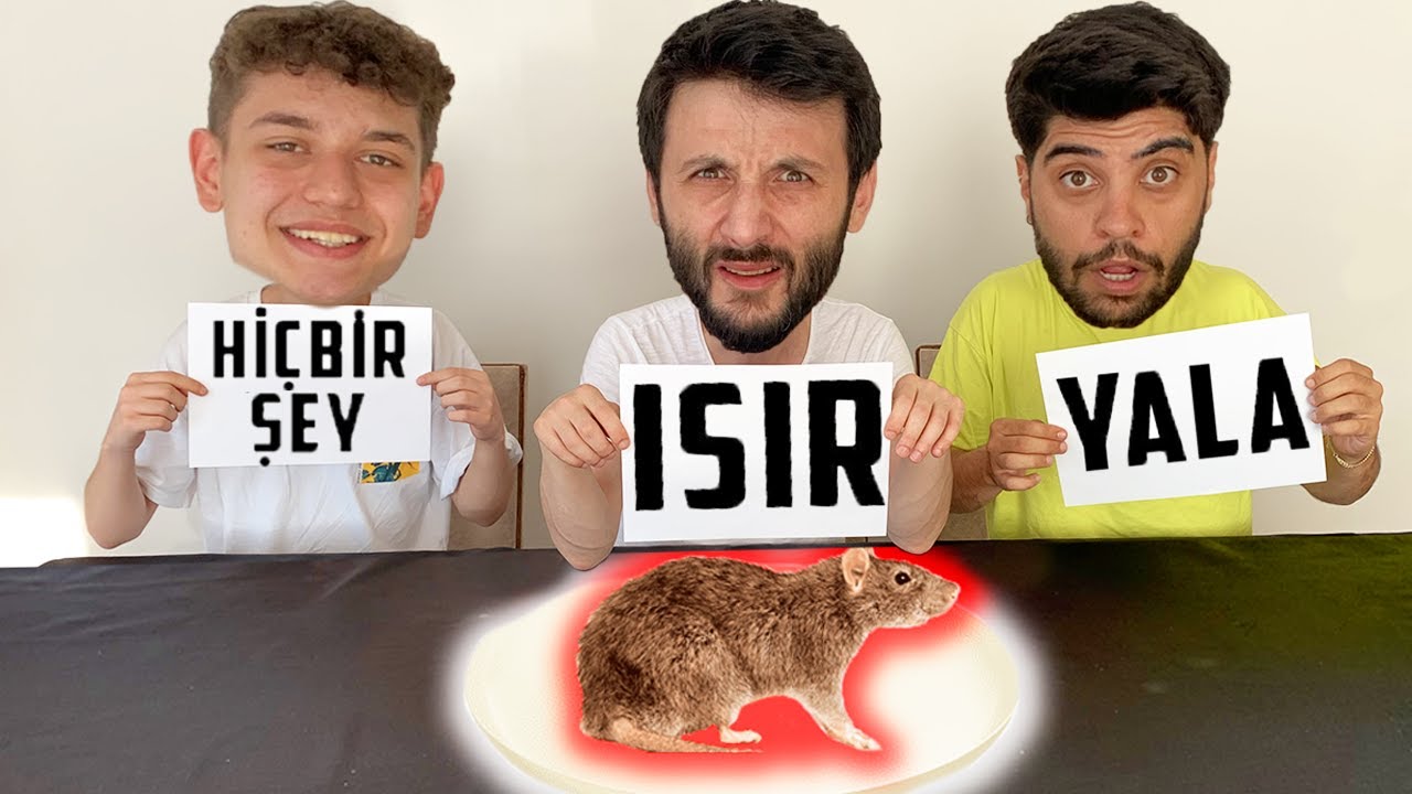 ISIR, YALA yada HİÇBİR ŞEY Yapma YEME CHALLENGE 🤮