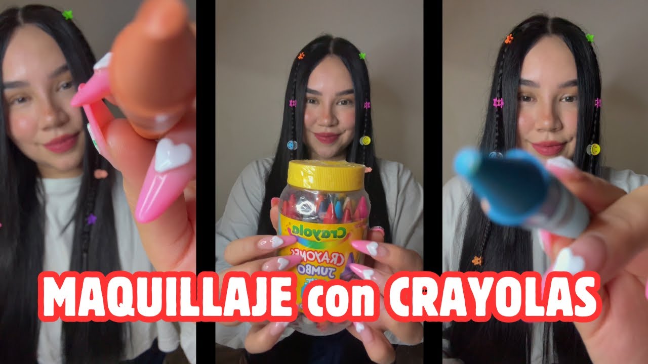 Crayola Makeup | ASMR Relajante para dormir 💤 😴 | #asmr #asmrsounds