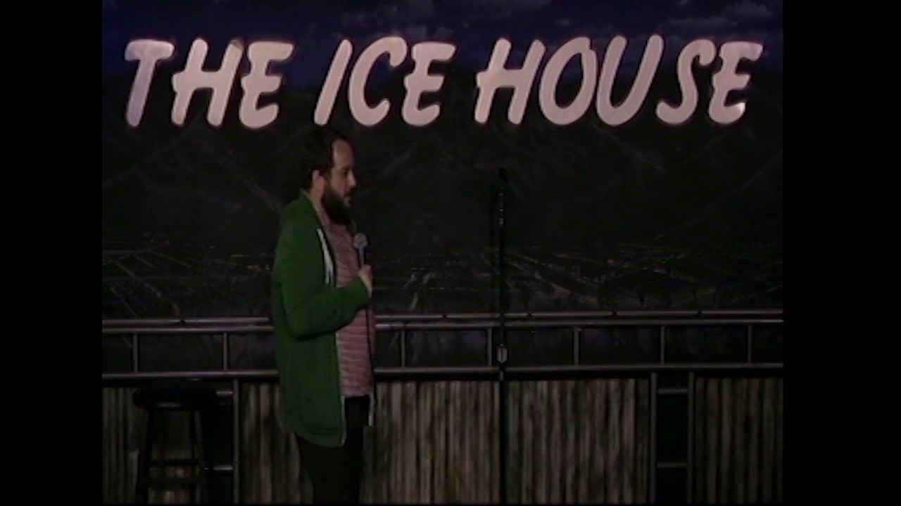 Richard Bain at the icehouse
