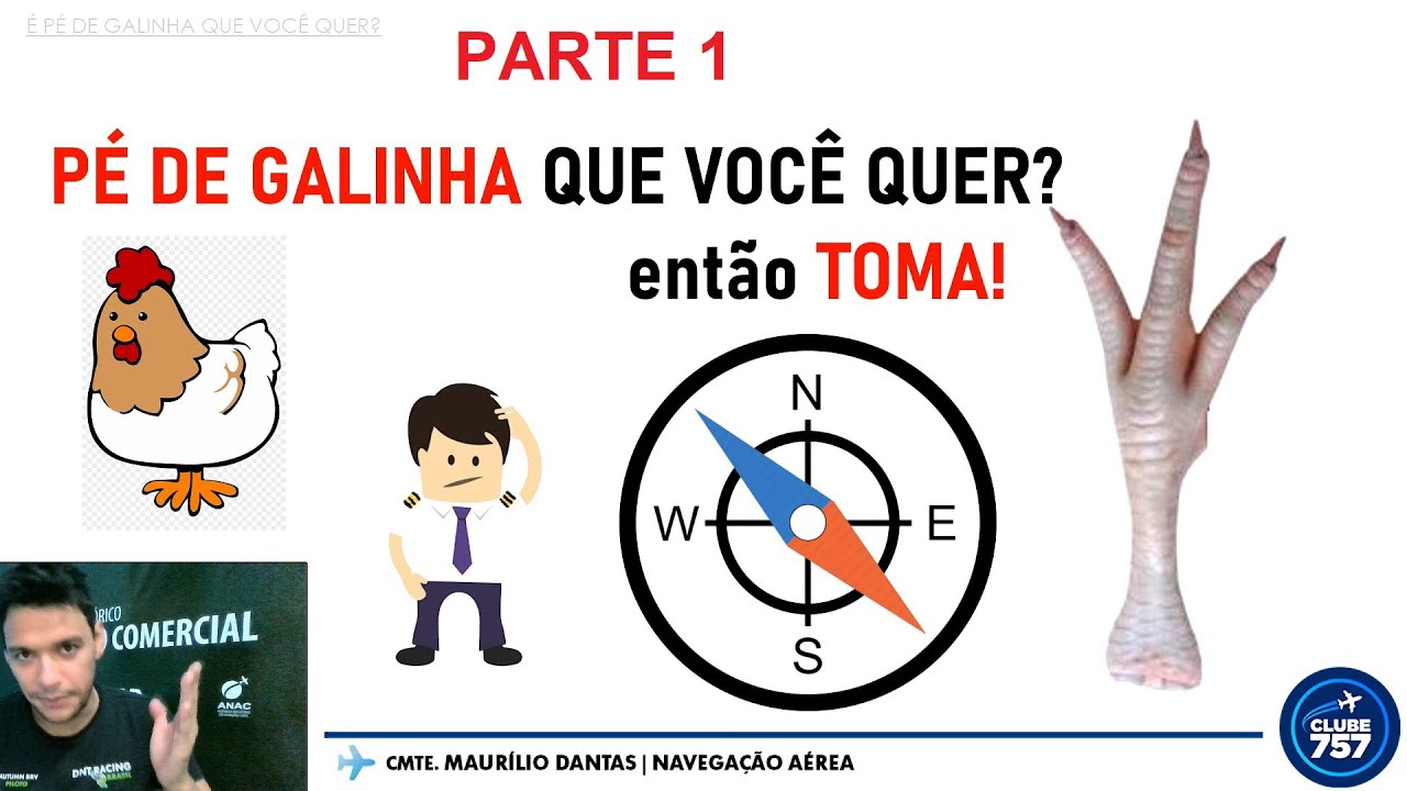 Aquela aula amiga de Pé de Galinha pra reforçar! (Parte 1) → Cmte Dantas