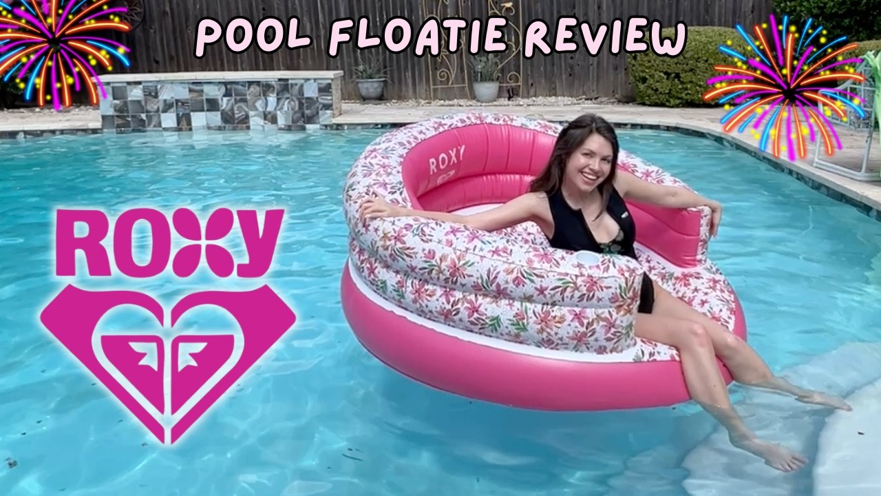NEW Roxy Pool Float Inflatable Lounge Chair Review