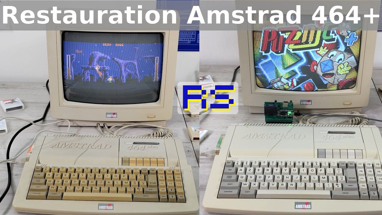 Restauration/Réparation Amstrad 464+