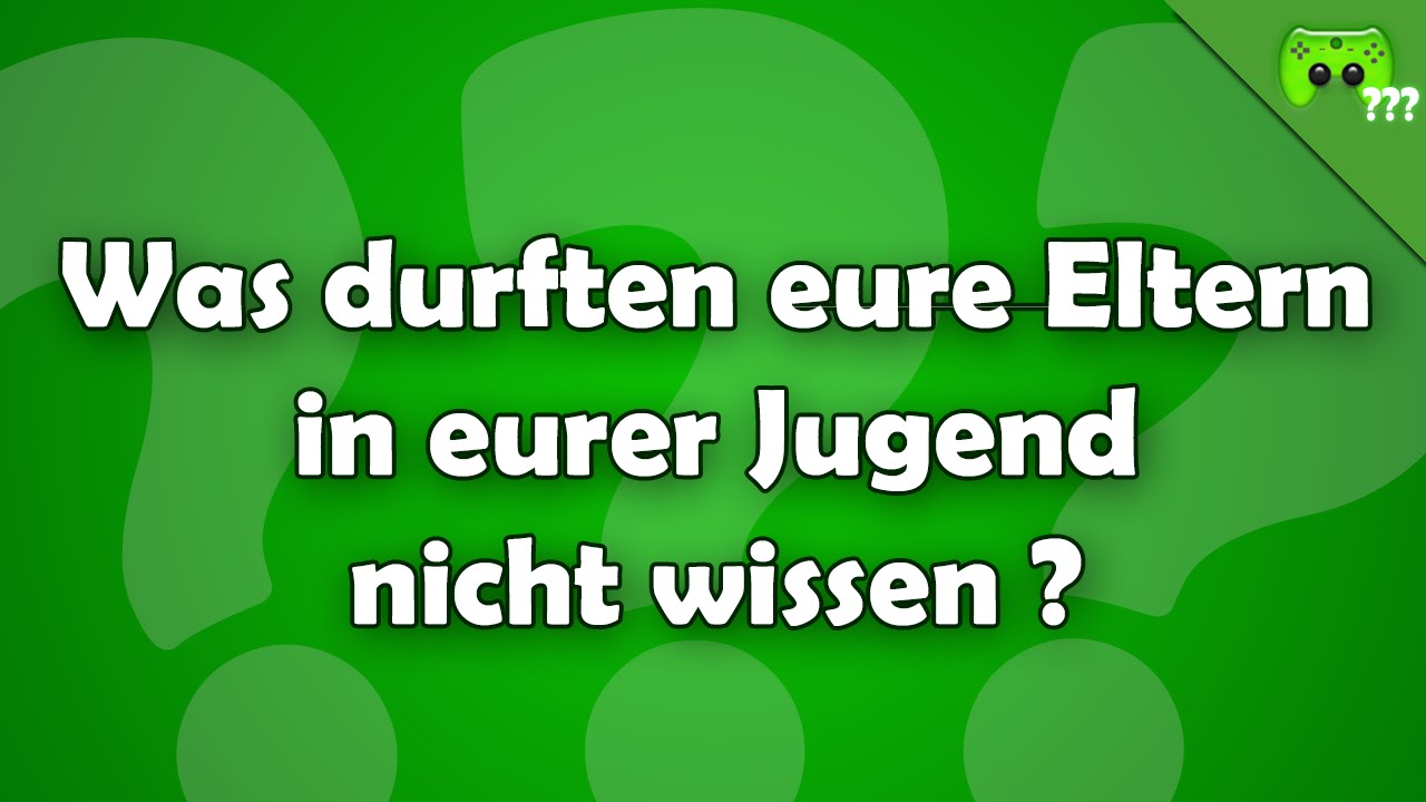 Was durften eure Eltern in eurer Jugend nicht wissen ? - Frag PietSmiet ?!