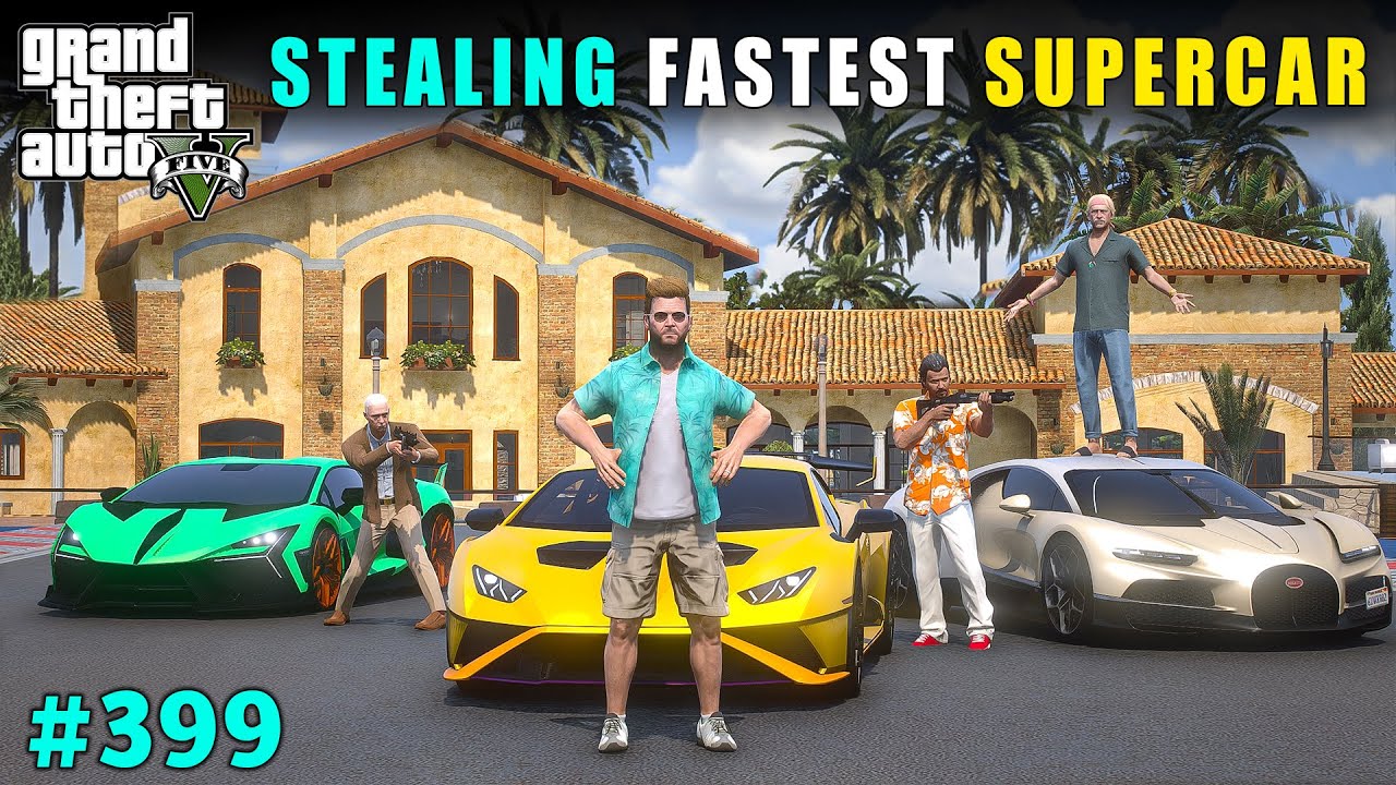 MICHAEL STOLE THE FASTEST SUPERCAR FROM A BILLIONAIRE! | GTA V GAMEPLAY #399 | GTA 5