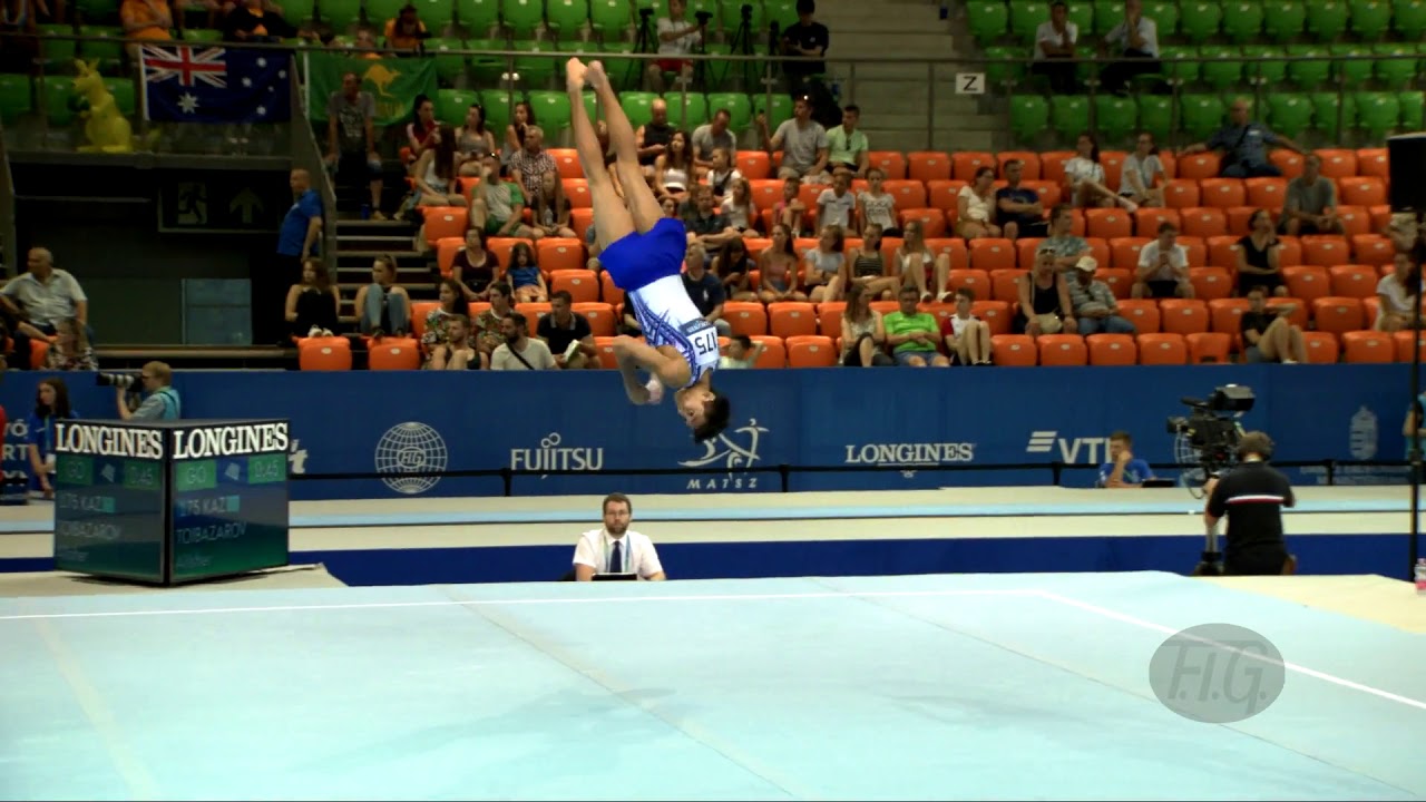 TOIBAZAROV Alisher (KAZ) - 2019 Artistic Junior Worlds, Gyor (HUN) - Qualifications Floor Exercise