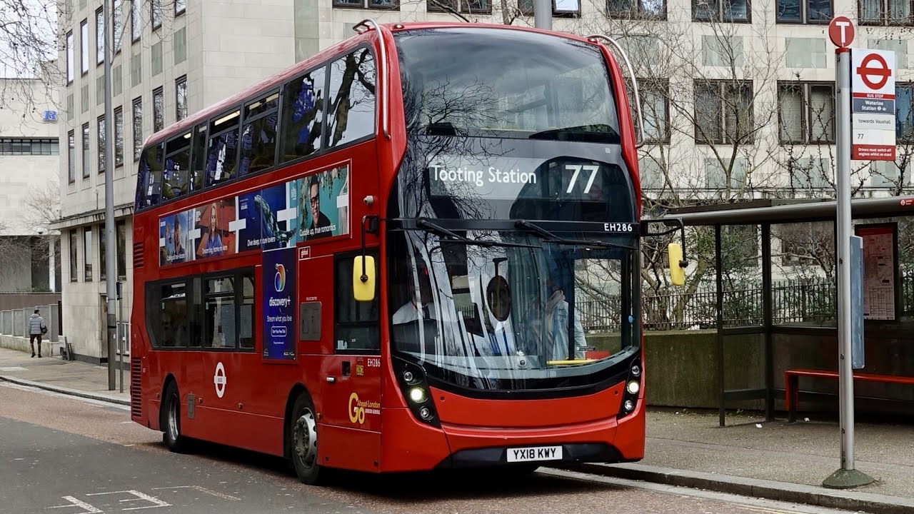 London Bus Route 77 - Waterloo to Tooting - Subtitles