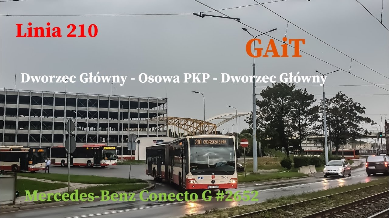 Linia 210 Gdańsk Dworzec Główny - Osowa PKP - Dworzec Główny Mercedes-Benz Conecto G #2652