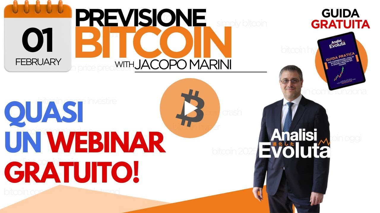 BITCOIN: QUASI UN WEBINAR GRATUITO! #BitcoinAnalysis #BitcoinMarket #BTCPrice