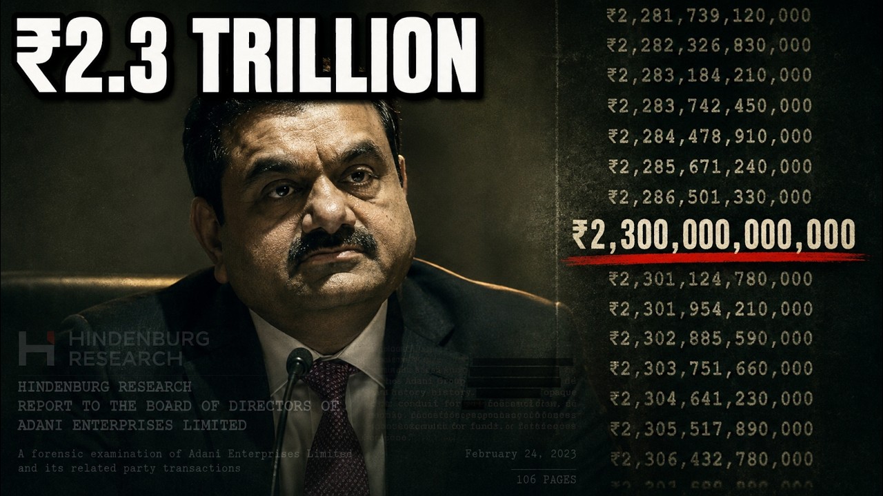 The ₹2.3 Trillion Lie: How Adani's Empire Allegedly Manipulated India