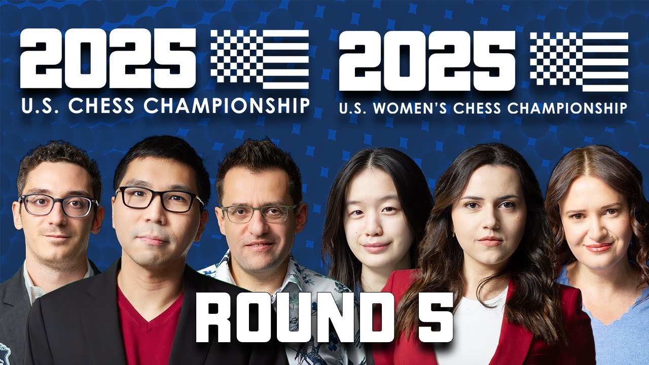 2025 U.S. Chess Championships: Round 5 | Wesley So vs. Levon Aronian