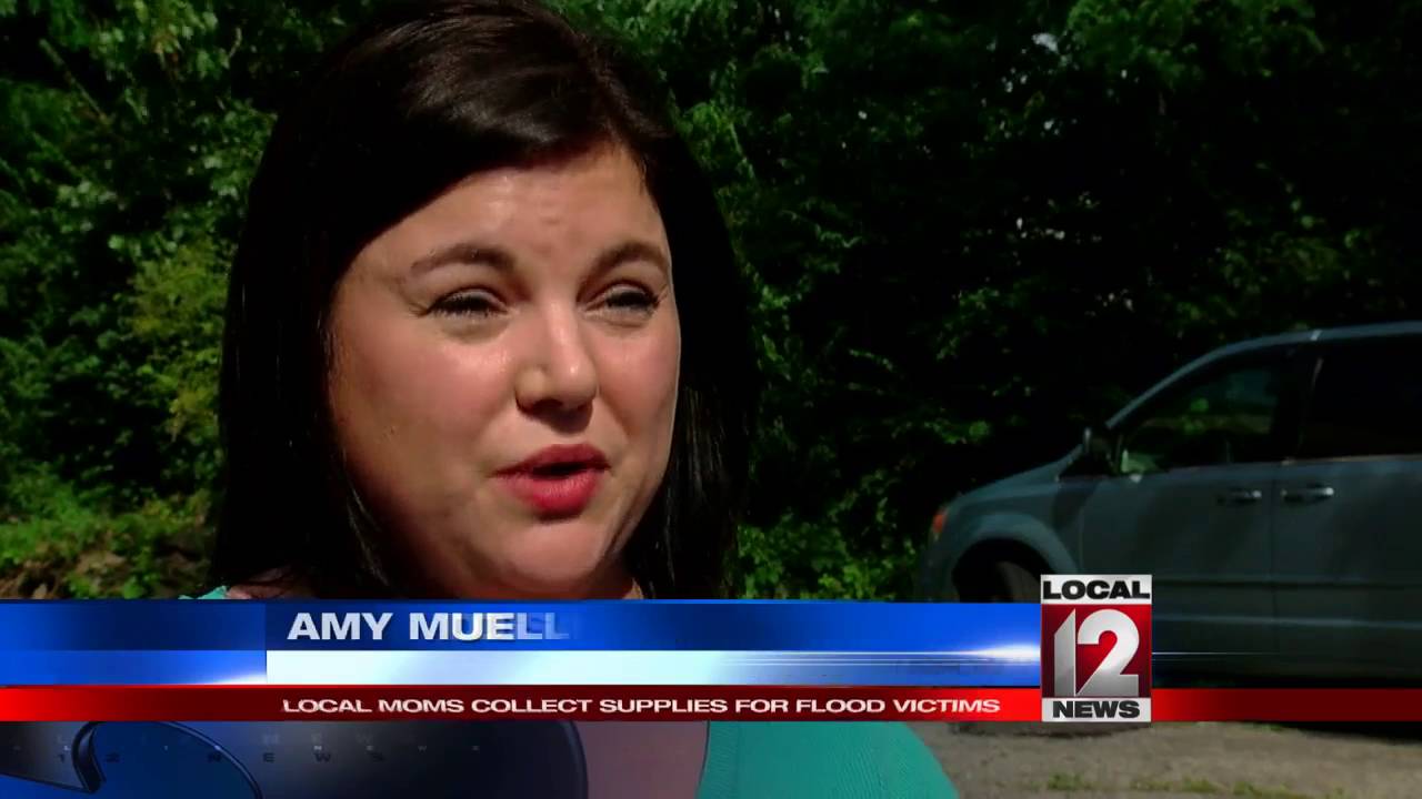 Local moms collect supplies to help flood victims