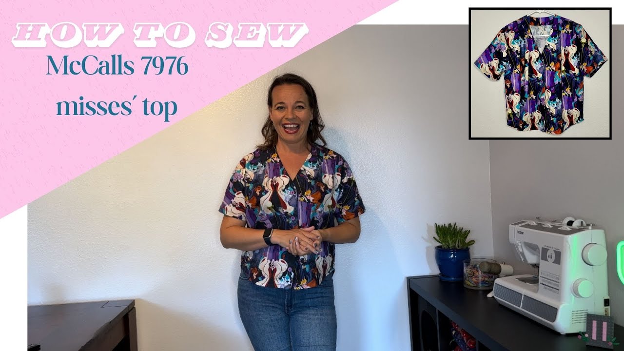How to sew McCalls 7976 - misses' top