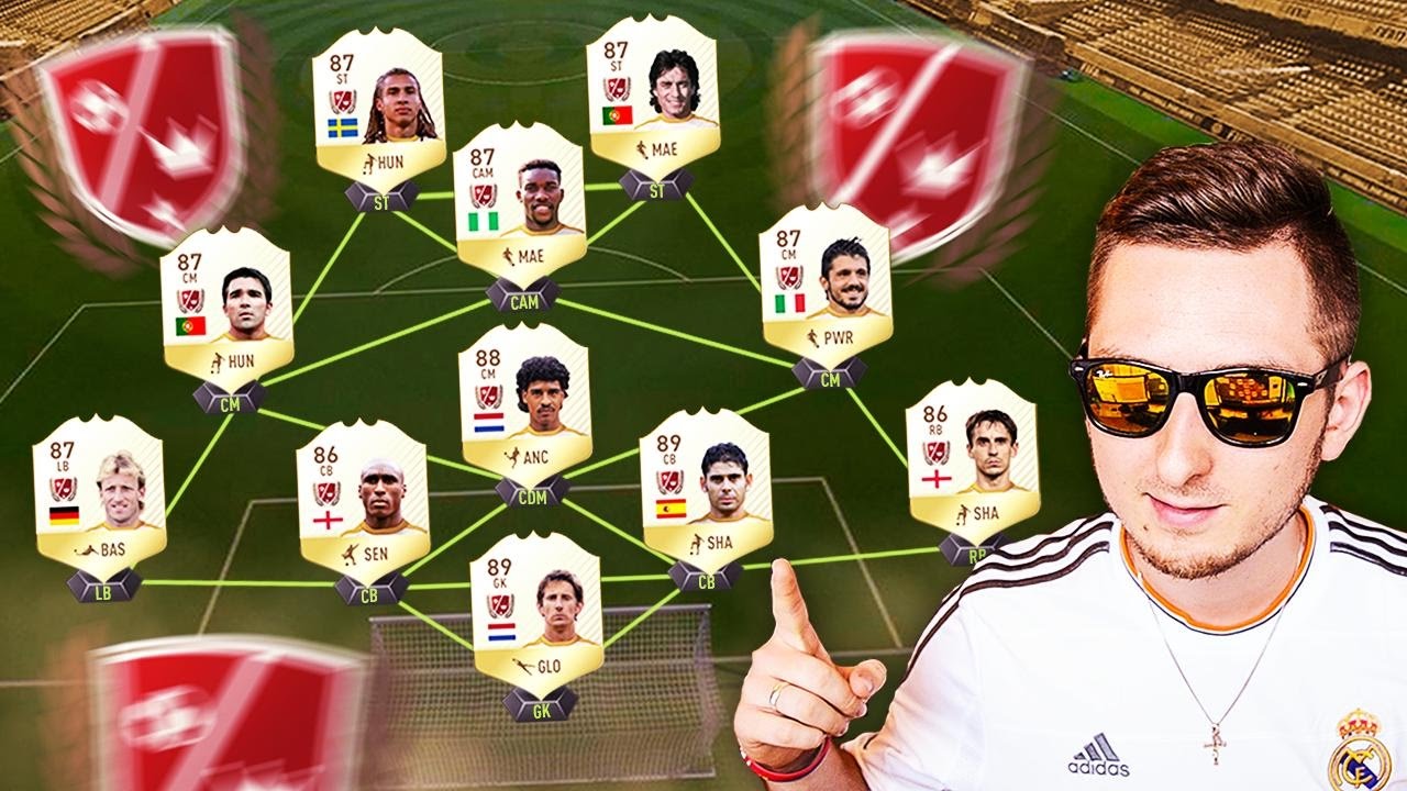 FIFA 17 - CAŁY SKŁAD LEGEND!