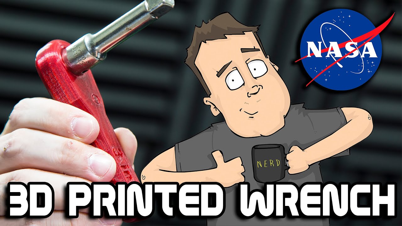 3D Printing & Using NASA Space Wrench Here on Earth - @Barnacules