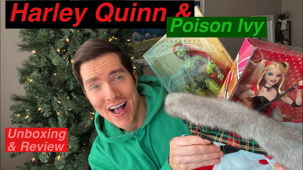 Harley Quinn & Poison Ivy Batman Barbie Signature Mattel Creations Doll Review & Unboxing