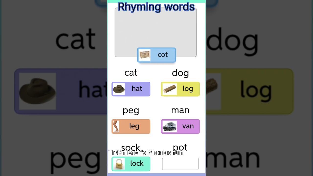 Rhyming words activities #kidslearning  #english #rhymesforchildren #rhyming #rhymingforkids