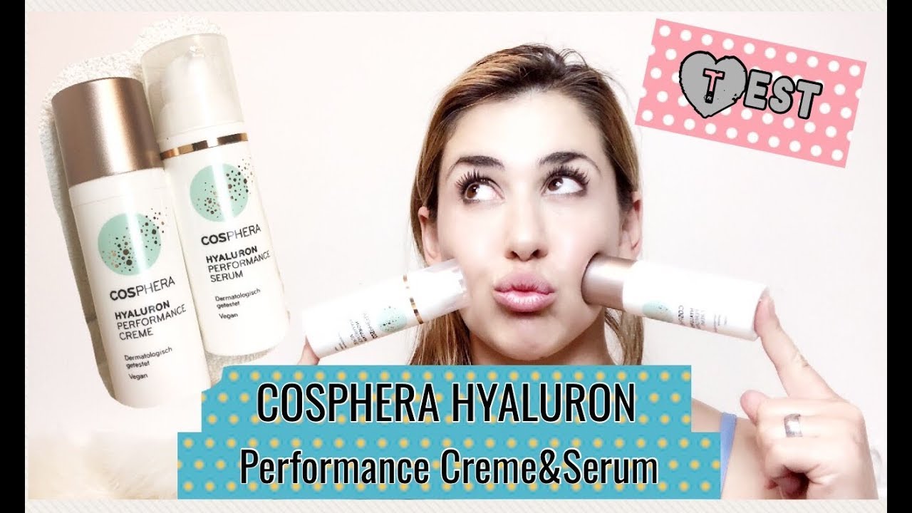Cosphera Hyaluron Creme & Serum getestet-vegane Kosmetik ohne Tierversuche!!!