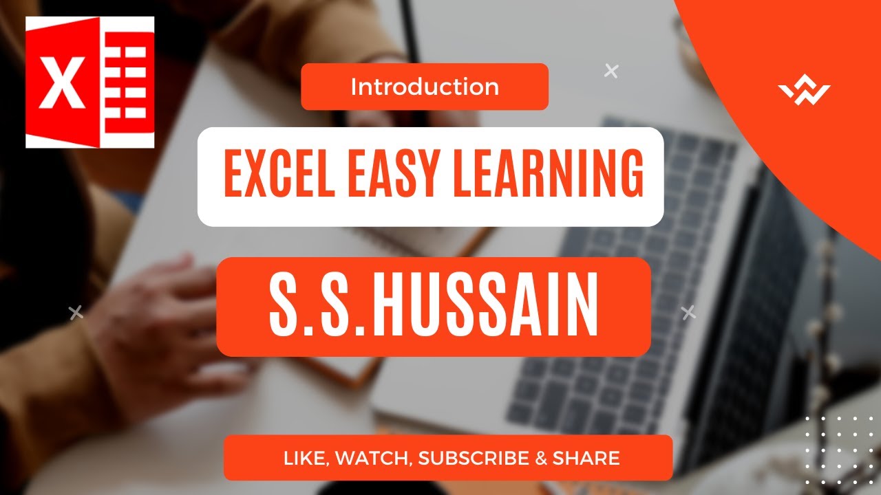 INTRODUCTION | EASY EXCEL LEARNING FOR BEGINNERS | EXCEL | EXCEL TUTORIAL