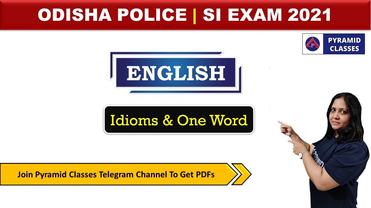 Odisha Police si 2021 exam | English Class | police subinspector exam | op si Pyramid Classes