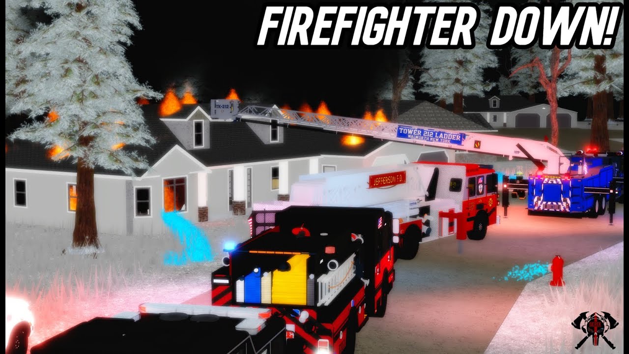 FIREFIGHTER DOWN! | Roblox Walworth County