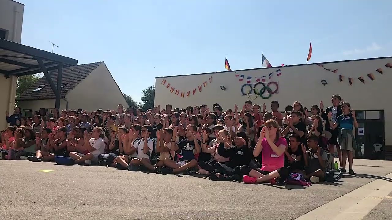 Chorégraphie journée intégration 6ème - JO PARIS 2024