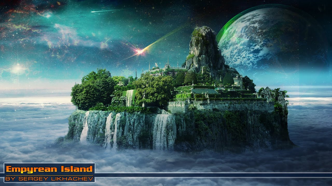 Empyrean Island / Заоблачный остров - SpeedArt Photoshop by BATKYA