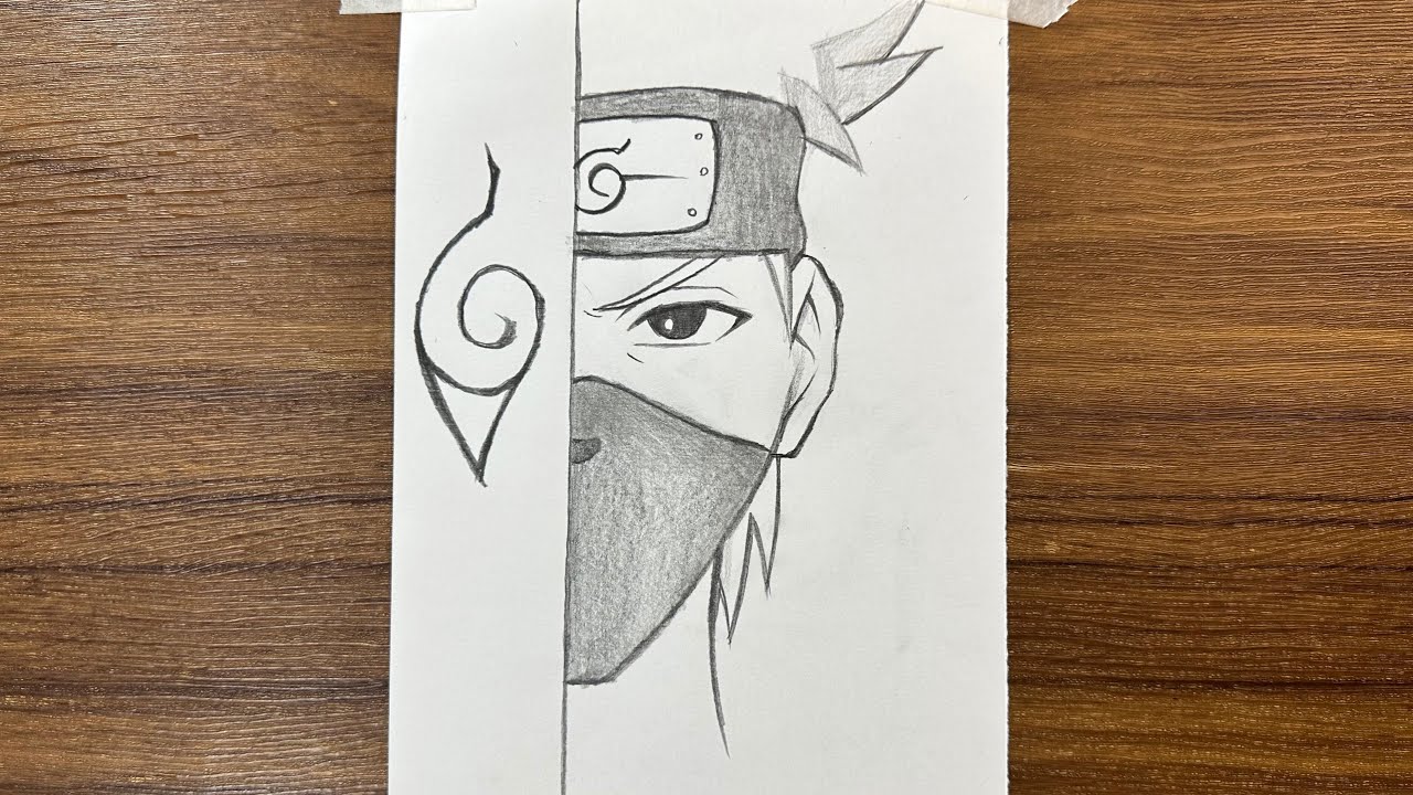 Como Desenhar o Kakashi Passo a Passo | Desenho Fácil de Anime 