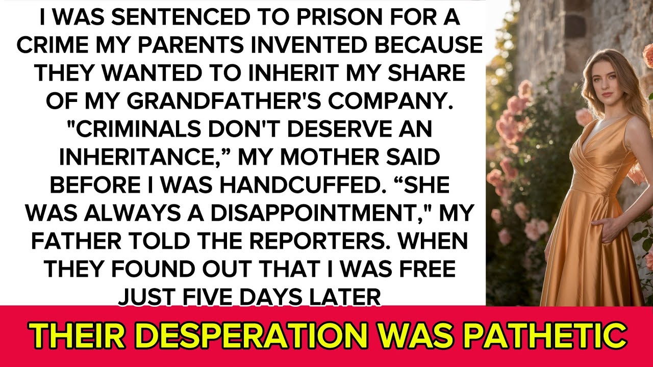 My Parents Sent Me to Prison Over a Lie, Until I Walked Out Rich... They Begged for Forgiveness
