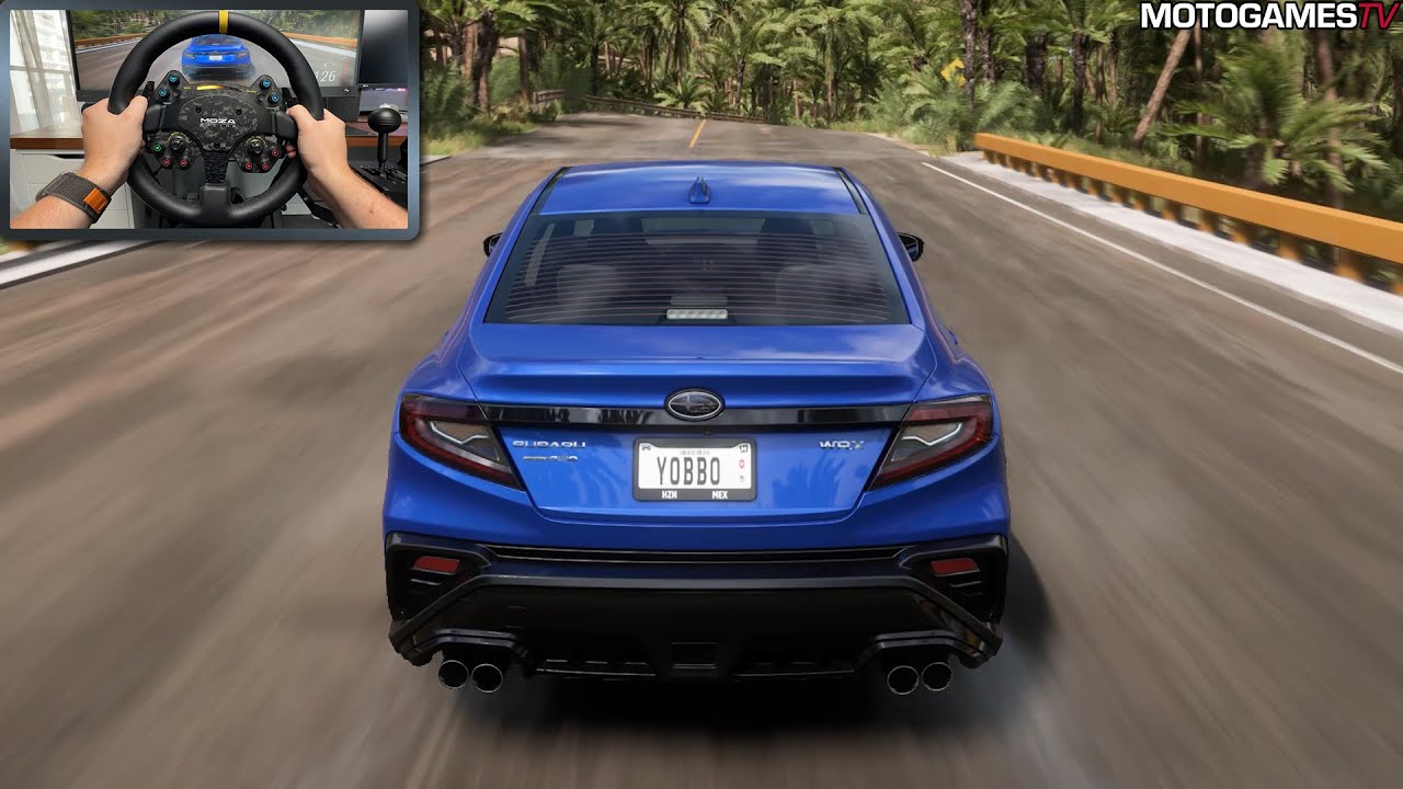 Forza Horizon 5 - 2022 Subaru WRX | Moza DD R9 Gameplay