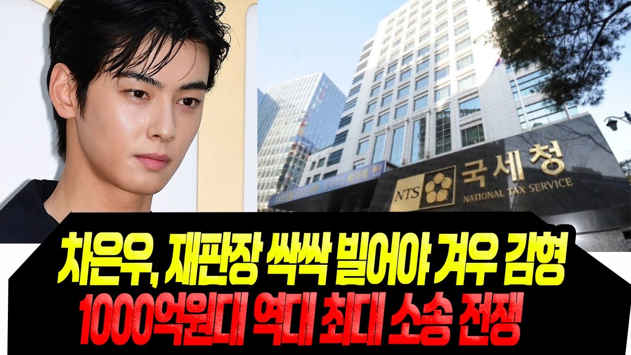 차은우 재판장에 빌어도,,,역대 최고 형량/ 1000억대 소송 전쟁
