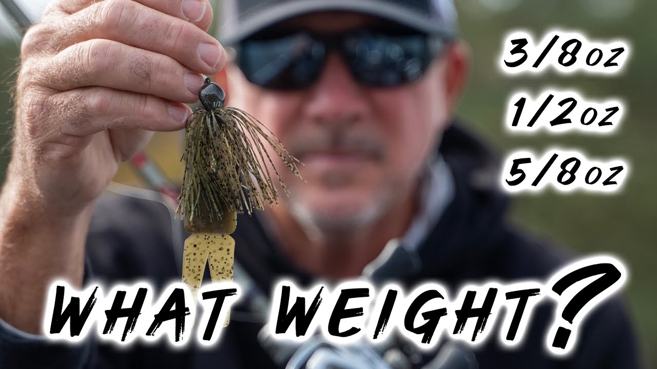 How to Choose the jig Weight | Randall Tharp | O'Shaughnessy Bend | Bass fishing | Fishing Tips