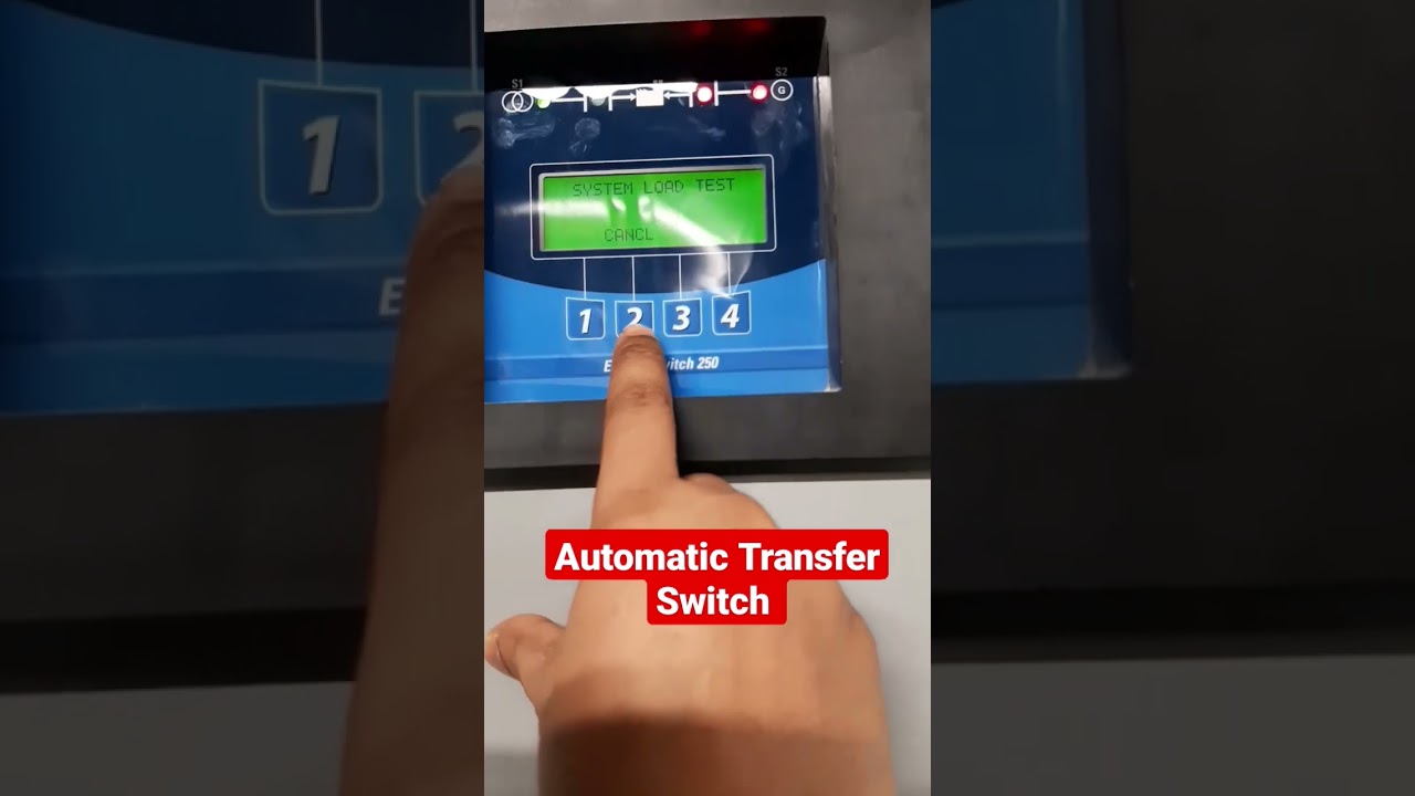 Zenith ZTS Transfer Switch (ATS) Operation Test.