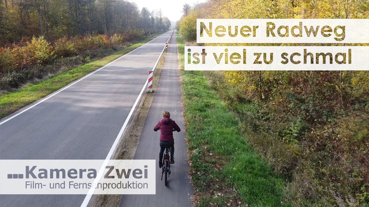 Neuer Fahrradweg ist viel zu schmal | Kamera Zwei
