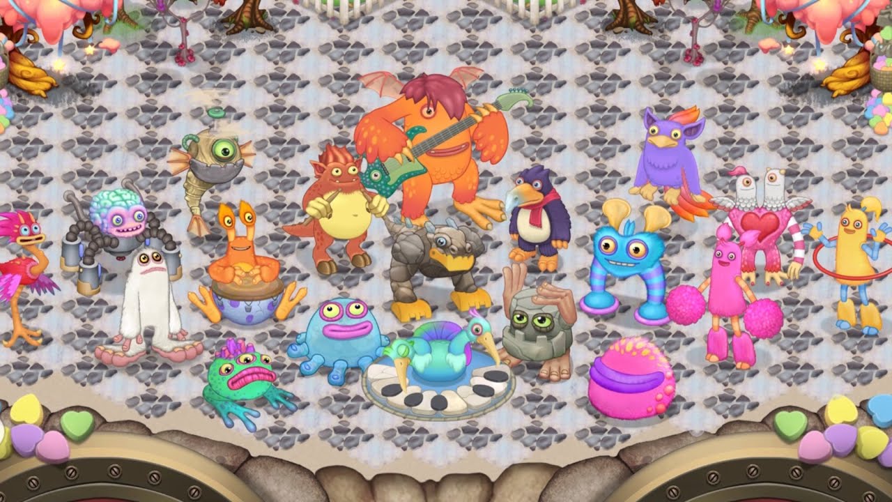 Air island Original Song plus Seasonal, Ethereal, and Mythical My Singing Monsters