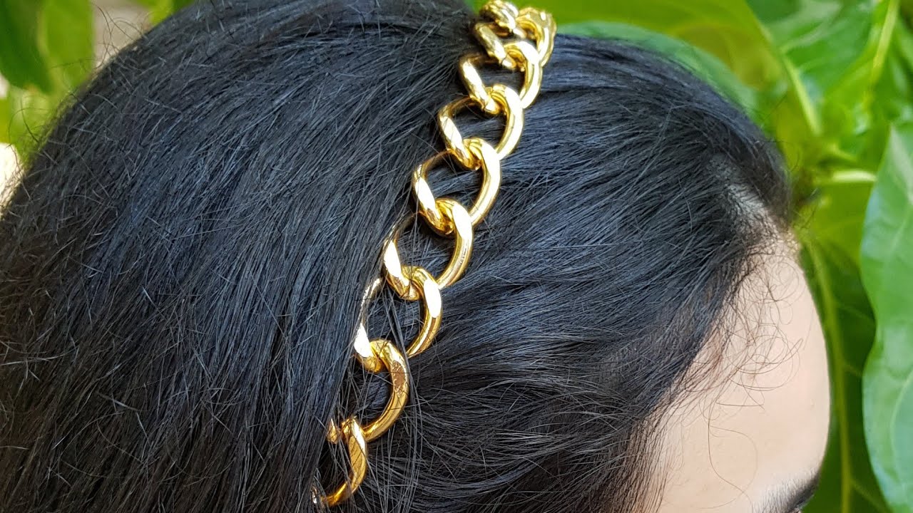 TIARA CORRENTE COM REGULAGEM SUPER SIMPLES E FÁCIL(INICIANTES)